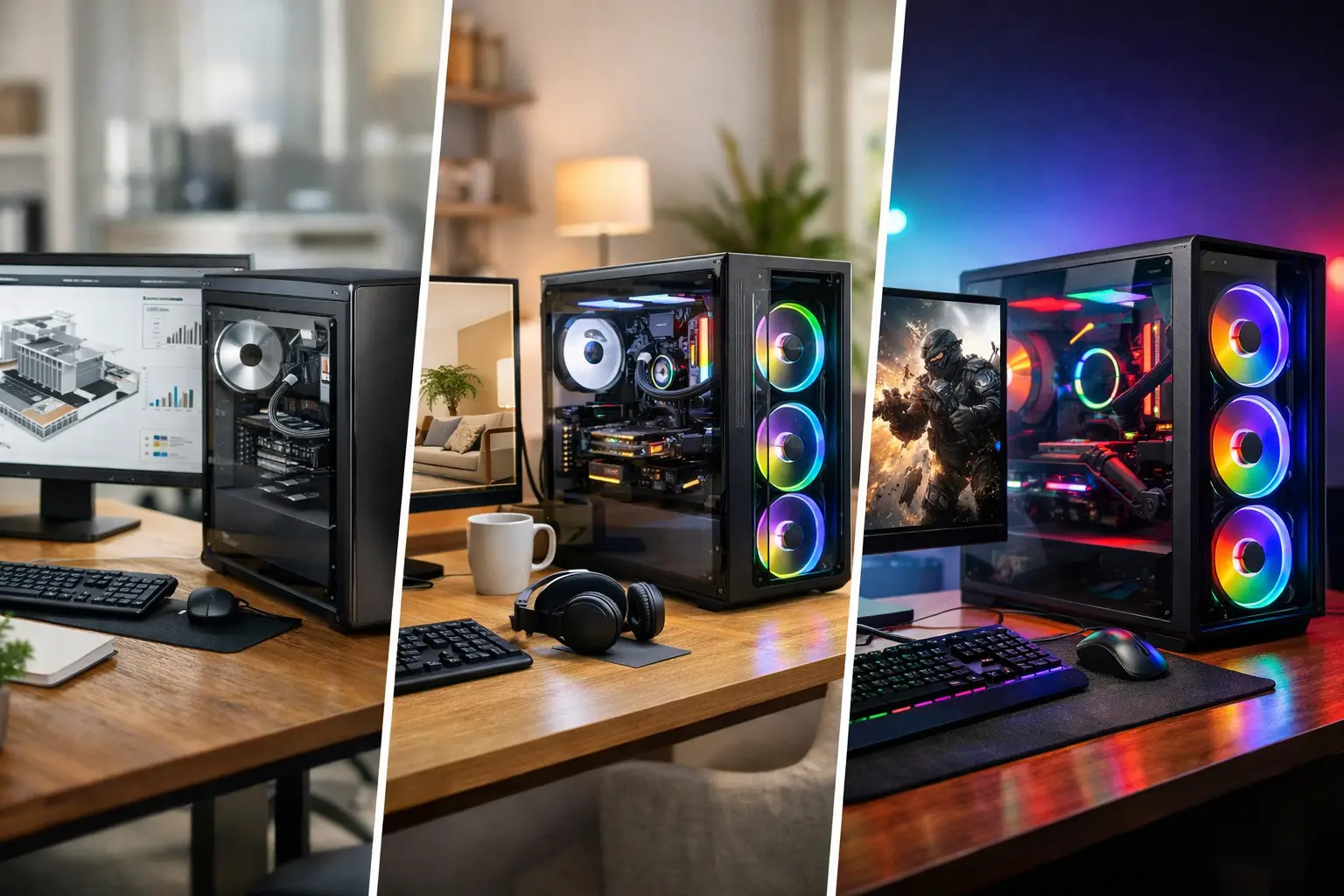 Custom PC Builder for Work, Home, and Gaming