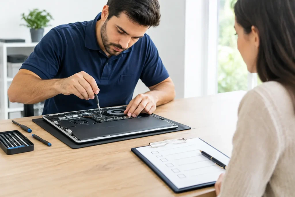 Computer Repair Service Review Checklist